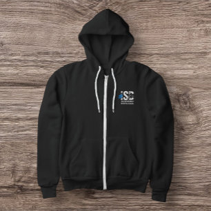 ISD Hash Tag Bella+Leinwand Vollversion Hoodie