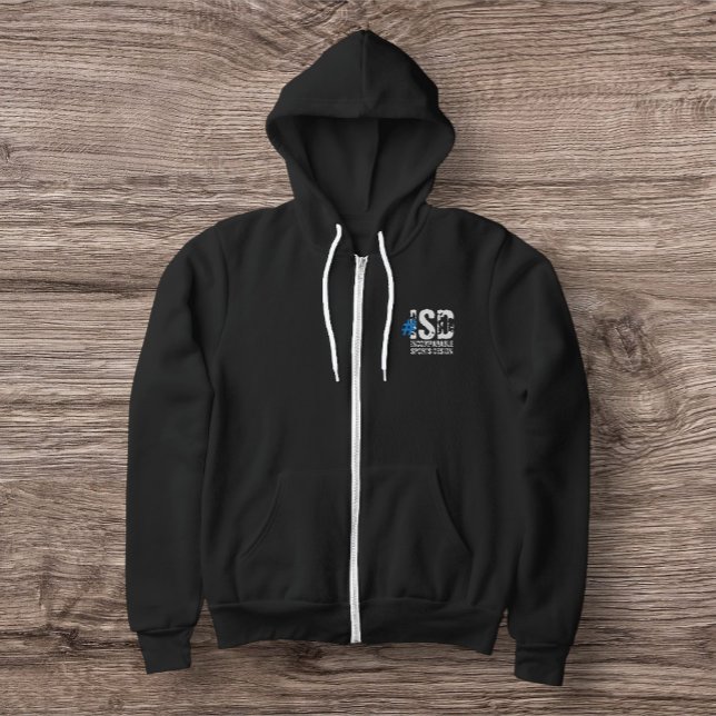 ISD Hash Tag Bella+Leinwand Vollversion Hoodie (Von Creator hochgeladen)