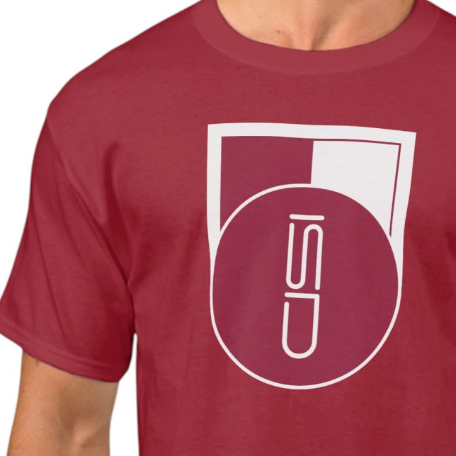 ISD Logotype Red-White Streetwear Graphic T-Shirt (Von Creator hochgeladen)