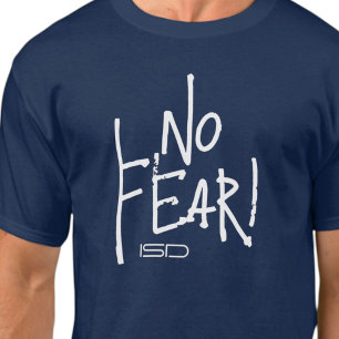 ISD No Fear Streetwear Mode Retro-Stil  T-Shirt