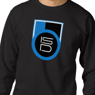 ISD Schwarz Blau Weiß Streetwear Urban  Sweatshirt