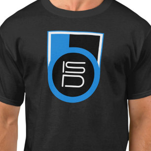 ISD Schwarz Blau Weiß Streetwear Urban  T-Shirt