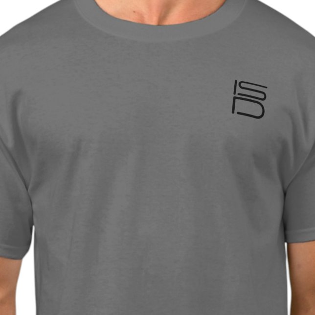 ISD Unisex Black Logo Basic-T - Shirt (Von Creator hochgeladen)