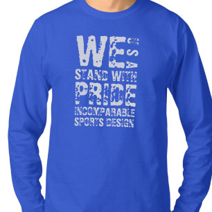 ISD We Stand With Pride USA Langarm T-Shirt