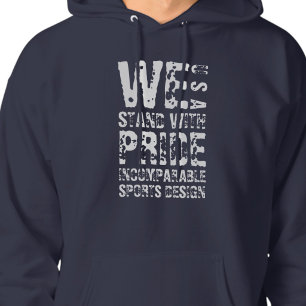 ISD We Stand With Pride USA Pullover Kapuzenpullov