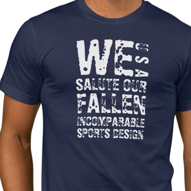ISD Wir begrüßen unseren gefallenen T - Shirt (Von Creator hochgeladen)