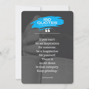 ISD-Zitate Inspiration Einladung