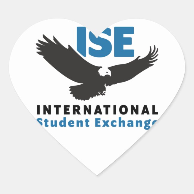 ISE Heart-Shaped Sticker (Vorderseite)