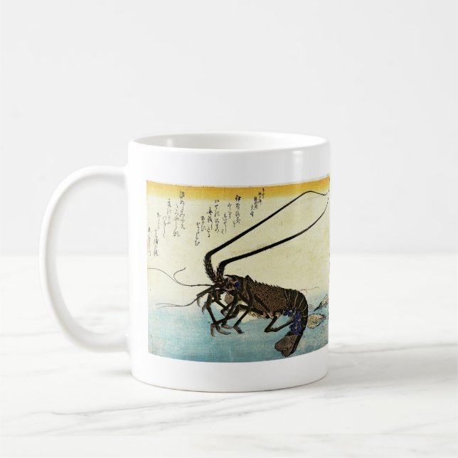 Iseebi & Ebi - Kraubfische (Spiny Lobster) und Gar Kaffeetasse (Links)