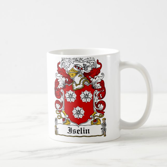 Iselin Familienwappen Tasse (Rechts)