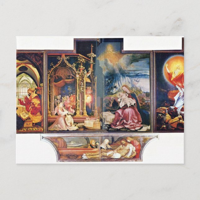 Isenheim Ehemaliger Altar in Antonine Isenhe Postkarte (Vorderseite)