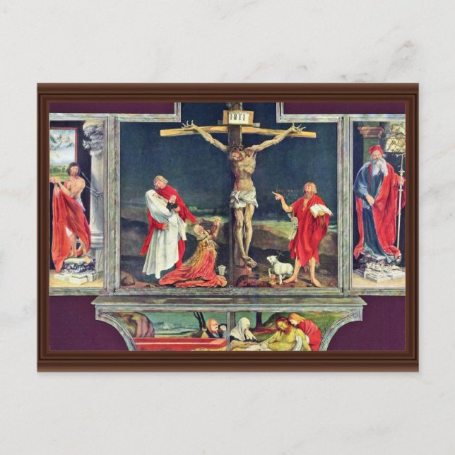 Isenheim Ehemaliger Altar in Antonine Isenhe Postkarte (Vorderseite)