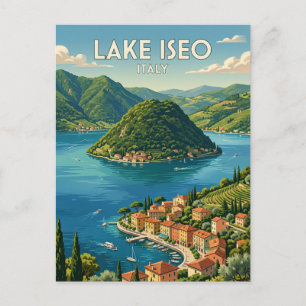 Iseosee Italien Postkarte