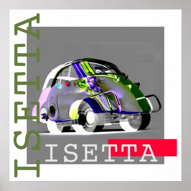 Isetta-Poster Poster (Vorne)
