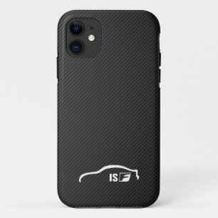 ISF weißes Brushstrokelogo Case-Mate iPhone Hülle