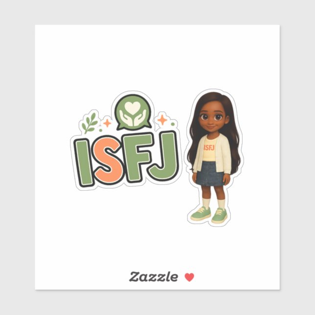 ISFJ — A Guardiã da Harmonia Aufkleber (Blatt)