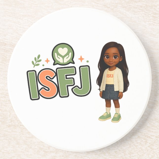 ISFJ — A Guardiã da Harmonia Getränkeuntersetzer (Vorne)