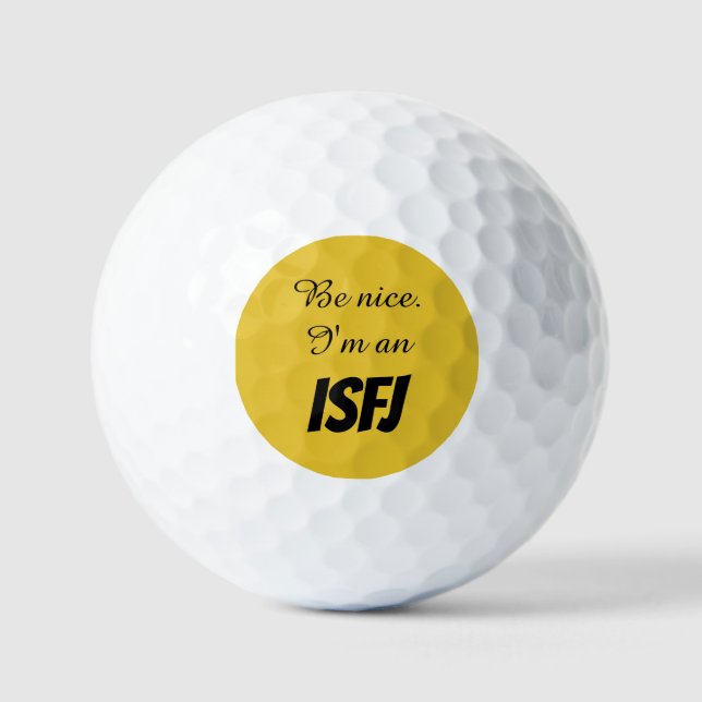 ISFJ Golfbälle (Vorderseite)