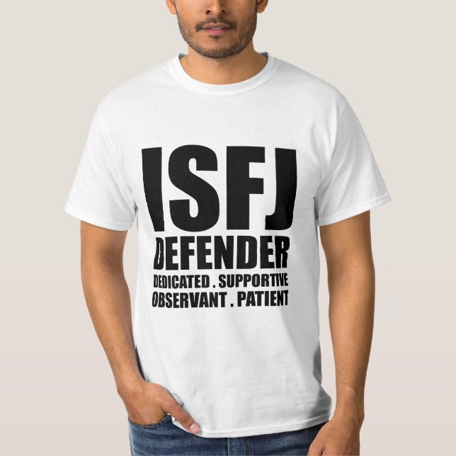 ISFJ Verteidiger Introvert T-Shirt (Vorderseite)