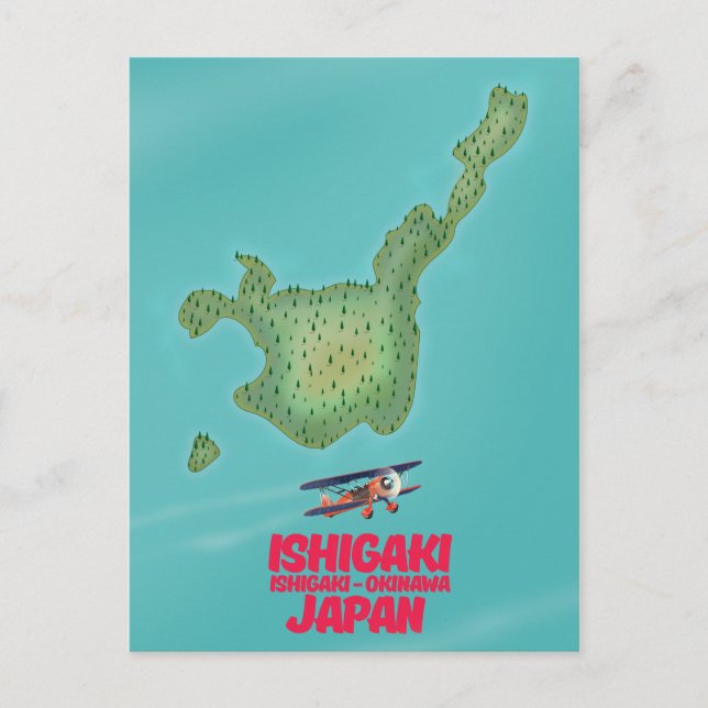 Ishigaki Okinawa, Japan-Karte Postkarte (Vorderseite)