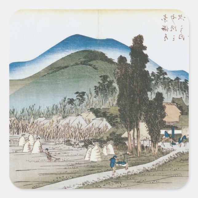 Ishiyakushi Quadratischer Aufkleber (Vorderseite)