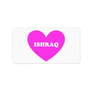 Ishraq Adressaufkleber