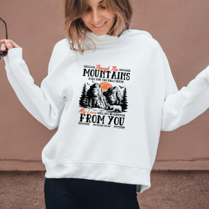 Isiah 54:10 Christliches Schriftzeichen Hoodie