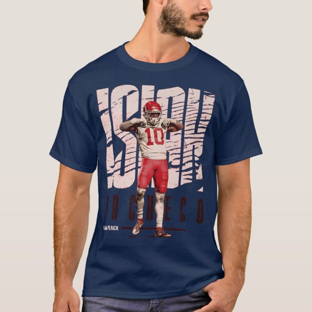 Isiah Pacheco Kansas City Pose T-Shirt (Vorderseite)