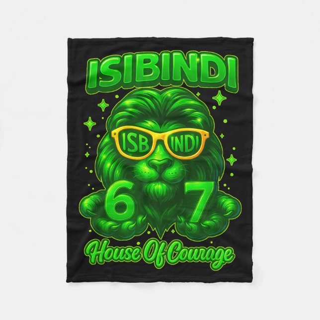 Isibindi Haus des Mutes Schul System 6 7 Lustig  Fleecedecke (Vorderseite)