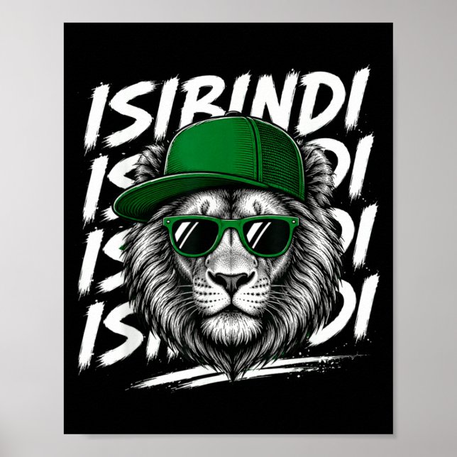Isibindi House Of Courage Löwe Schulgeist Poster (Vorne)