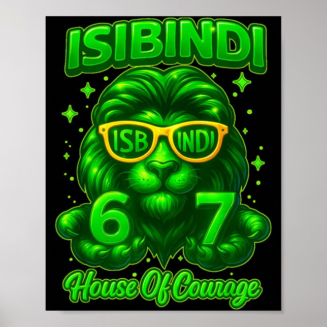 Isibindi House Of Courage Schul-System 6 7 Lustig  Poster (Vorne)
