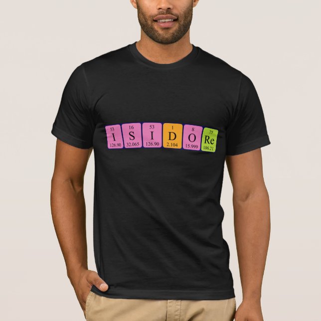 Isidore Periodenname Shirt (Vorderseite)