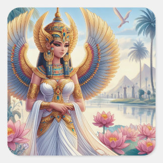 Isis: Goddess of the Nile Quadratischer Aufkleber