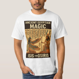 Isis & Osiris Ägyptische Kunst - Spiritueller T -  T-Shirt