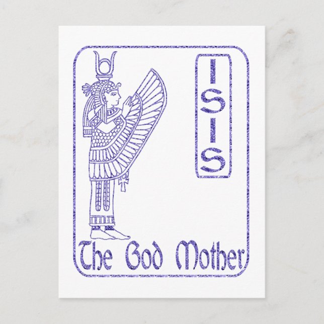 Isis Postkarte (Vorderseite)