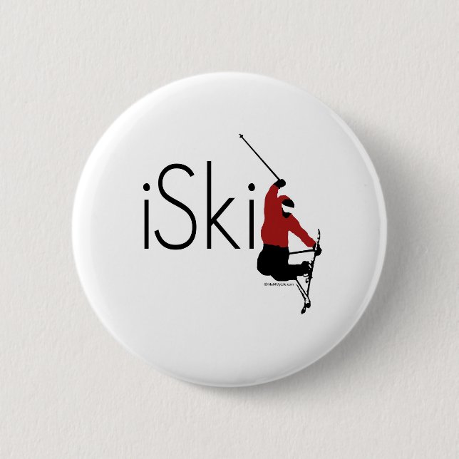 iSki Button (Vorderseite)