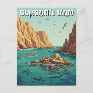 Isla Espíritu Santo Mexiko Postkarte