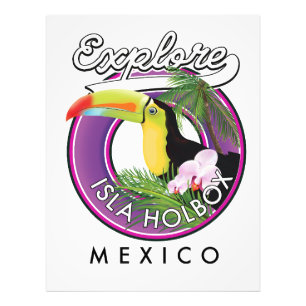 Isla Holbox Beach mexico Reisepflaster Fotodruck