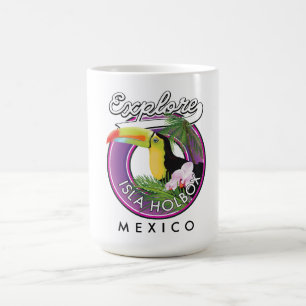 Isla Holbox Beach mexico Reisepflaster Kaffeetasse