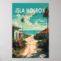 Isla Holbox Mexico Reisen Kunst Vintag