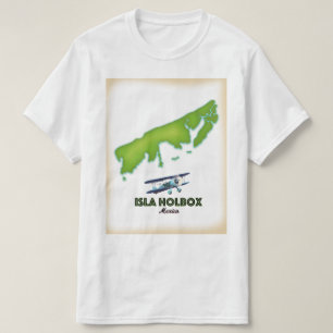 Isla Holbox Mexico Reiseplakat T-Shirt