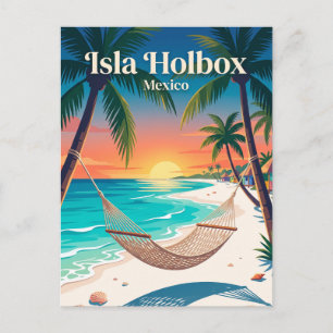 Isla Holbox Mexiko Postkarte