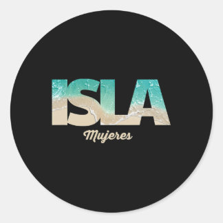 Isla Mujeres Mexiko Runder Aufkleber