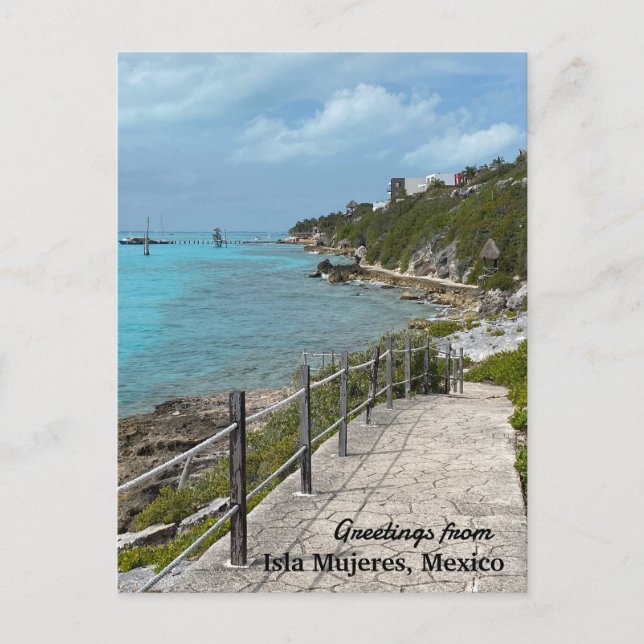 Isla Mujeres Postcard Punta Sur Park Postkarte (Vorderseite)