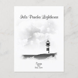 ISLA PANCHA LIGHTHOUSE, SPANIEN POSTKARTE