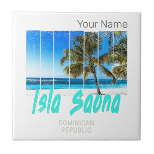 Isla Saona Beach Vintages Design Fliese