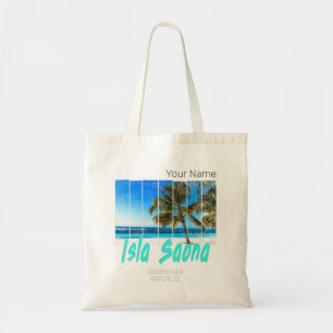 Isla Saona Beach Vintages Design Tragetasche