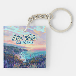 Isla Vista Kalifornien Santa Barbara Goleta Colleg Schlüsselanhänger