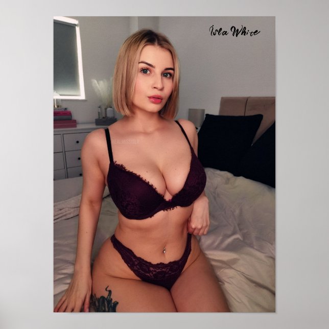 Isla White Poster (Vorne)