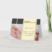 Islam Aqiqah Geburt Gratulation muslim Babykarte
